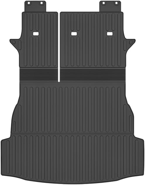 Cargo Mat with Backrest Mat 2-in-1 for Toyota RAV4 2019-2025 Accessories, All Weather TPE Trunk Cargo Liner with Seat Back Mat (Trunk Mat with Backrest Mat)