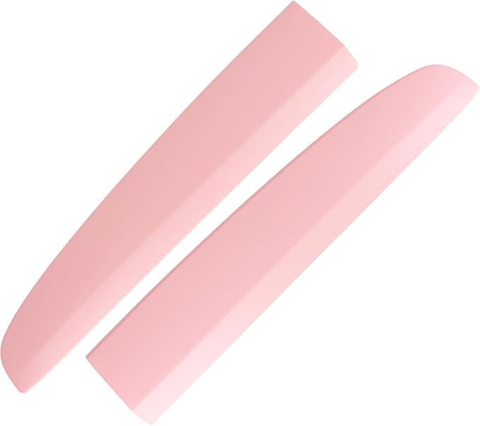 KKTR-CAR Dashbooard Cover 2pcs ABS Dashboard Panel Trim Cover Sticker Compatible with Tesla Model Y Juniper 2025 2026 Model 3 Highland 2024-2026 (Pink)
