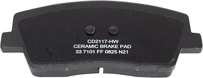 TRQ Front Brake Pads Ceramic Compatible with 2019-2021 Genesis G70 2018-2020 Kia Stinger