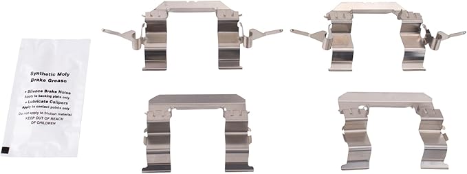 TRQ Premium Posi Ceramic Front Brake Pad LH RH Kit for Nissan Infiniti