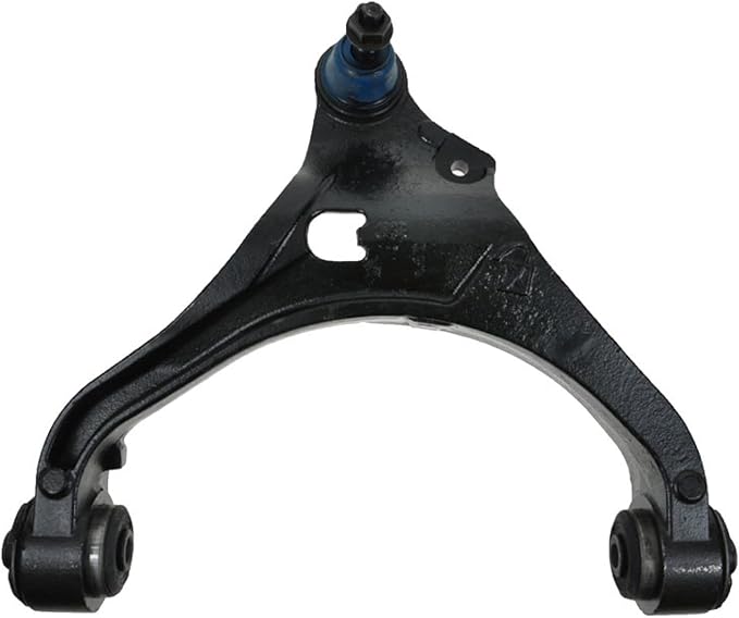 TRQ Front Lower Driver and Passenger Side Control Arm and Ball Joint Set 2 Piece Compatible with 2005-2010 Dodge Dakota 2006-2009 Mitsubishi Raider 2011 Ram Dakota