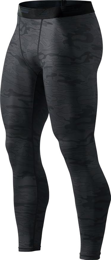 TSLA Men's Compression Pants - Cool Dry Athletic Sports Workout Running Tights Leggings Baselayer