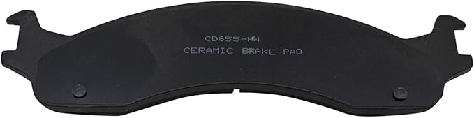 TRQ Front Posi Ceramic Brake Pad Kit Set for B2500 / E250 Van E350 Super Duty E450 F250 Truck F350 Ram 2500 3500