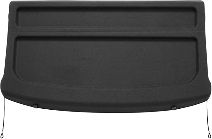 Powerty Cargo Cover for 2022 2023 2024 2025 Volkswagen VW Taos Accessories Trunk Cover Retractable Trunk Shielding Shade Cargo Luggage Cover Black (Can Withstand The Load)