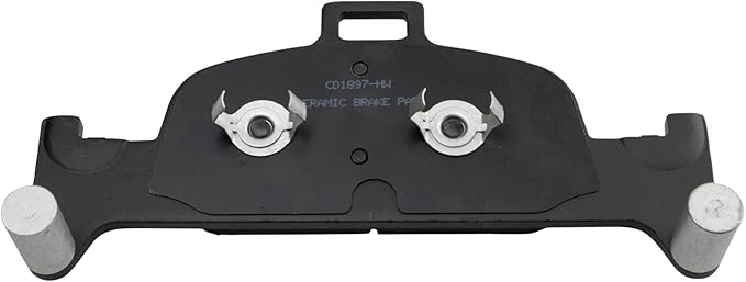 TRQ Front Ceramic Brake Pad Set Compatible with 17-20 Audi A4 allroad 18-20 A5 Sportback 18-24 A5 Quattro 22-24 Q5