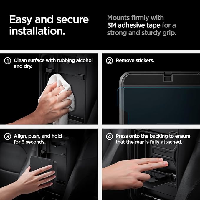 Spigen One-Touch Center Console Hidden Storage Box Designed for Jeep Wrangler and Jeep Gladiator