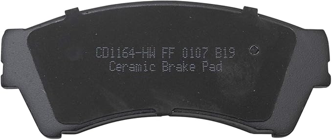 TRQ Front Brake Pads Ceramic Hardware Compatible with 2006-2012 Ford Fusion 2007-2012 Lincoln MKZ 2006 Lincoln Zephyr 2006-2011 Mercury Milan