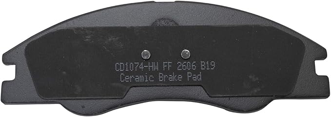 TRQ Front Brake Pads Ceramic Hardware Wear Sensor Compatible with 2004-2009 Kia Spectra 2005-2009 Spectra5
