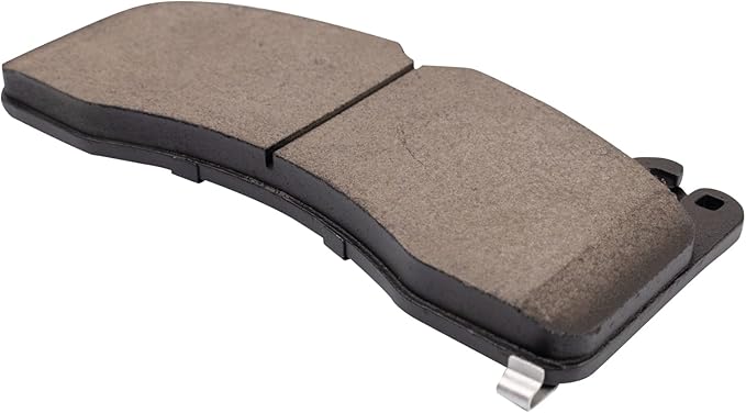 TRQ Front Ceramic Brake Pad Set Includes Contact Point Grease and Hardware Compatible with 21-22 Ford Mustang GT 6 Piston Brembo Calipers 21-22 Mustang Mach 1 6 Piston Brembo Calipers