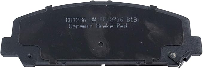 TRQ Front Brake Pads Ceramic Hardware Compatible with 2006-2010 Infiniti QX56 2006-2011 Nissan Armada 2007-2010 Titan