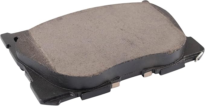 TRQ Front Ceramic Brake Pad Set Includes Contact Point Grease Hardware Compatible with 17-18 Mercedes Benz C43 AMG 2016 C450 AMG 16-18 GLC300 4Matic Sport Package 17-18 GLC43 AMG 17-18 E43 AMG