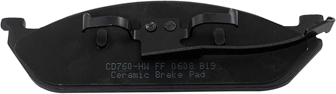 TRQ Front Brake Pads Ceramic Hardware Wear Sensor Compatible with 1998-2003 Mercedes-Benz ML320 2003-2005 ML350 1999 ML430