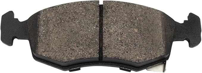 TRQ Front Brake Pads Ceramic Hardware Wear Sensor Compatible with 2012-2017 Fiat 500