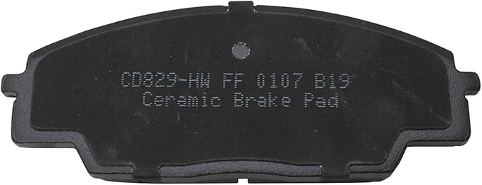 TRQ Front Brake Pads Ceramic Hardware Wear Sensor Compatible with 2002-2006 Acura RSX 2006-2011 Honda Civic 2000-2009 S2000