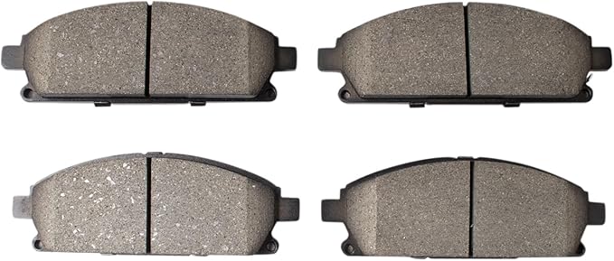 TRQ Front Brake Pads Ceramic Hardware Wear Sensor Compatible with 2003-2006 Acura MDX 1997-2001 Infiniti Q45 1997-2003 QX4 1996-2004 Nissan Pathfinder 2004-2009 Quest
