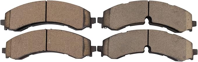 TRQ Brake Pads Ceramic Compatible with 2020-2022 Chevrolet Silverado 2500 HD 3500 GMC Sierra