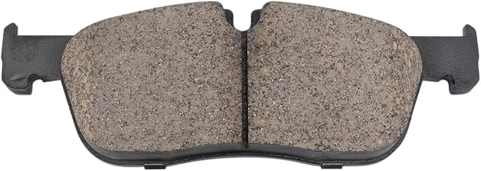 TRQ Front Ceramic Brake Pad Set Compatible with 15-16 Land Rover Discovery Sport 16-19 Range Rover Evoque 18-20 Jaguar E-Pace
