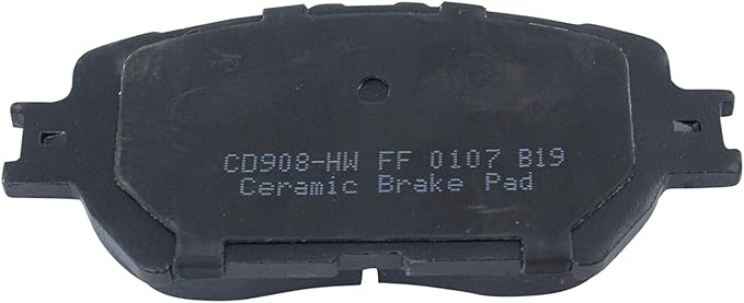 TRQ Front Brake Pads Ceramic Compatible with 2006 Lexus GS300 2009-2015 IS250 2002-2006 Toyota Camry