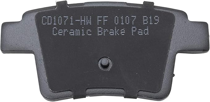 TRQ Rear Brake Pads Ceramic Hardware Compatible with 2005-2007 Ford Five Hundred Freestyle 2008-2009 Taurus Taurus X 2005-2008 Jaguar X-Type Mercury Montego Sable