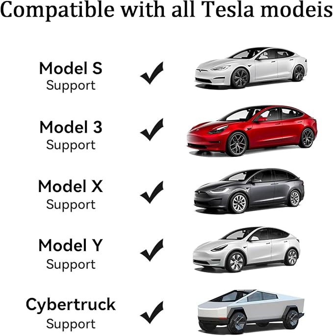 32Amp Tesla Charger,Level 2 Tesla Charger-240V, Max 7.6KW Power NACS Electric Vehicle Charging Station W/NEMA 14-50 Plug, 21 ft Extension Cord,Tesla Home Charger Compatible W/Model 3/Y/S/X