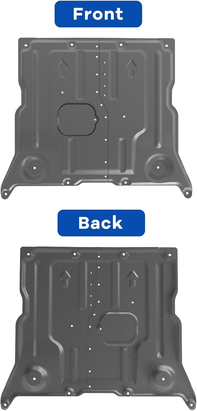 MusixiA Front Skid Plate Compatible with 2017-2025 Tesla Model 3 & 2020-2025 Tesla Model Y, Front Guard Splash Shield Engine Under Cover Chassis