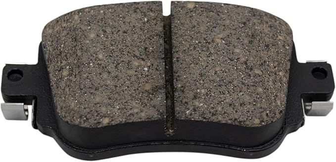 TRQ Rear Brake Pads Ceramic Compatible with 2016-2018 Audi Q3 Q3 Quattro 2014-2021 Jaguar F-Type 2015-2022 Volkswagen Golf GTI Golf Alltrack Golf SportWagen Passat