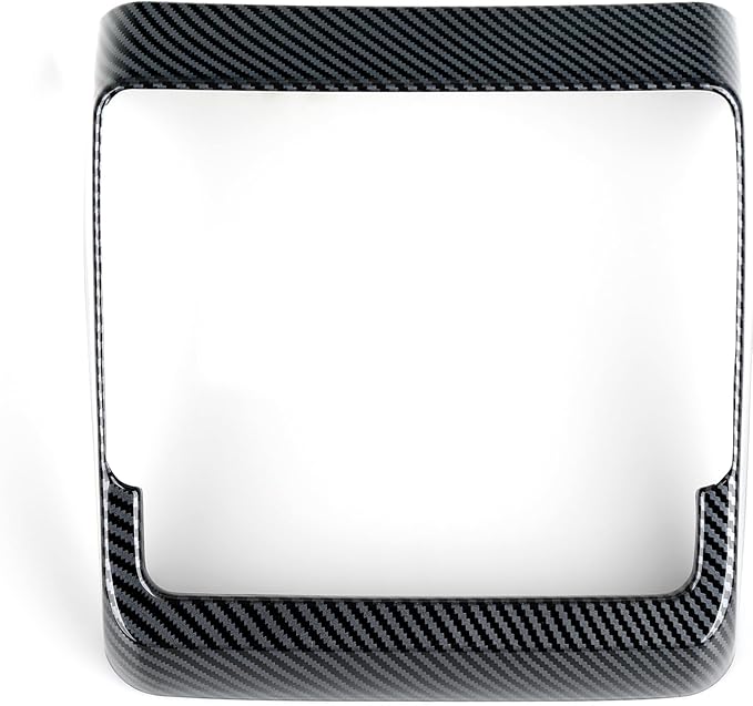 Car Rear AC Vent Cover Trim Carbon Color ABS Decal Sticker for Tesla Model 3 Highland 2024-2026 Model Y Juniper 2025 2026 Interior Accessories