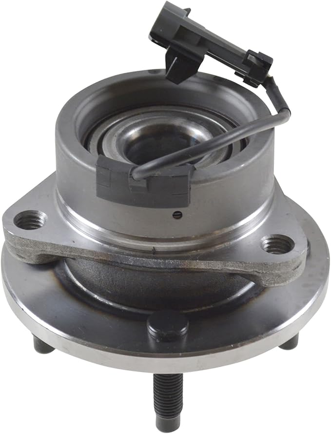 TRQ Front Left and Right Wheel Bearing and Hub Assembly Set 2 Piece Compatible with 05-08 Chevrolet Cobalt 4 Wheel ABS 4 Lug Wheels 09-10 Cobalt LS 09-10 Cobalt LT 03-07 Saturn Ion 07-09 Pontiac G5