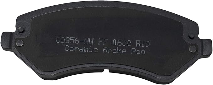 TRQ Front Brake Pads Ceramic Hardware Wear Sensor Compatible with 2001-2006 Chrysler Town Country 2001-2003 Voyager 2001-2007 Dodge Caravan 2001-2007 Grand Caravan 2002-2007 Jeep Liberty