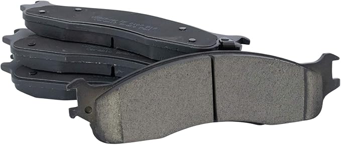TRQ Front Brake Pads Ceramic Compatible with 2006-2008 Dodge Ram 1500 2003-2008 2500 3500
