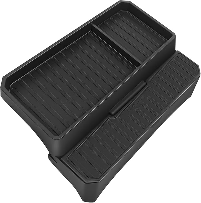 BestEvMod Sunglasses Holder Screen Dash Organizer Compatible with Tesla Cybertruck Accessories 2026 2025 2024 Pickup Dashboard Organizer Back Storage Box Tray Custom Fit Silicone