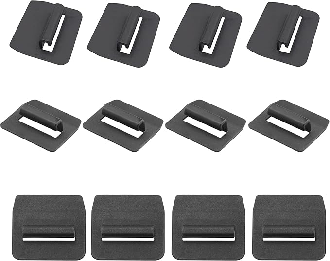 Jaronx Compatible with Tesla Sunshade Clips Sunroof Sunshade Roof Shade Insert Clips for Tesla Model 3/Y (2017-2025), Molde S/X (2012-2025)-12PCS