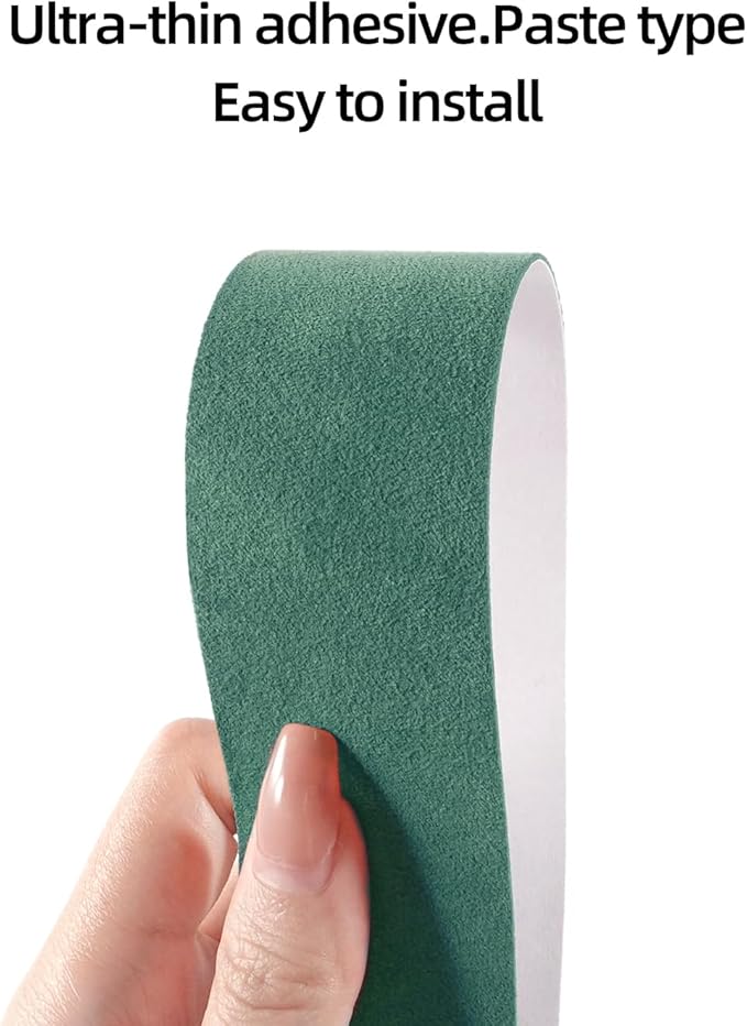 Betterhumz Car Dashboard Panel Trim for Tesla Model 3 M3 Highland 2026 2024 2025 Center Console Front Air Condition Vent Cover Sticker Moulding Tuning Accessories (for Alcantara Green)
