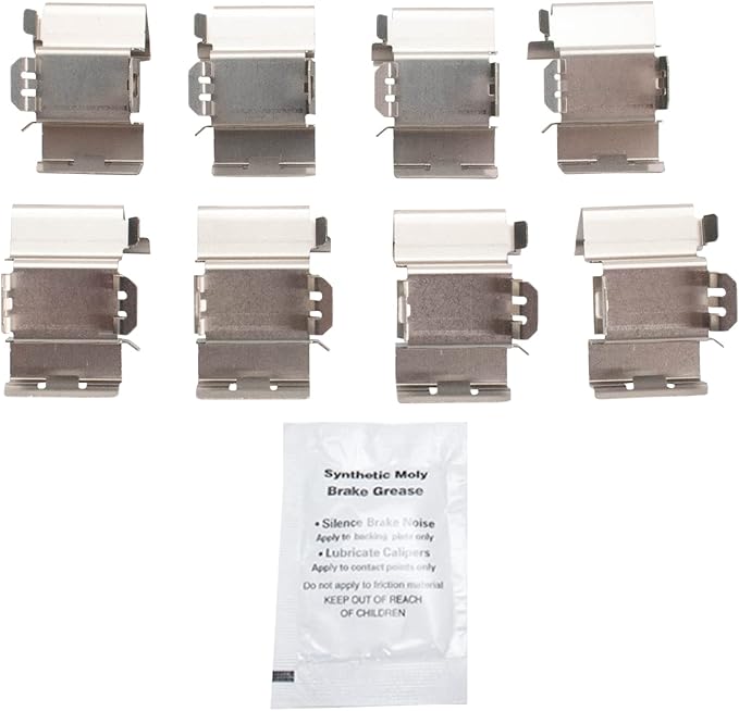 TRQ Front Ceramic Brake Pad Set Compatible with 2018-21 Volkswagen Atlas 2020 Atlas Cross Sport