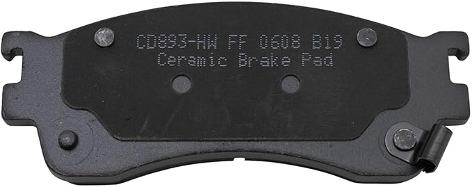 TRQ Front Brake Pads Ceramic Compatible with 2001-2003 Mazda Protege 2002-2003 Protege5