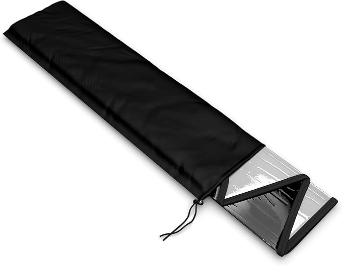 AutoTech Park Foldable Sunshade Compatible with 2018-2024 Tesla Model 3, 4 Pieces Side Window Shades