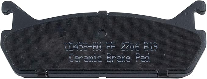TRQ Rear Brake Pads Ceramic Hardware Compatible with 1991-1996 Ford Escort 1990-1993 Mazda Miata 1990-1994 Protege 1991-1996 Mercury Tracer