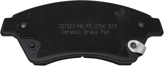 TRQ Front Brake Pads Ceramic Compatible with 2011-2015 Chevrolet Cruze 2016 Cruze Limited 2012-2017 Sonic