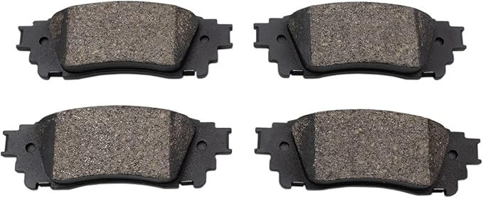 TRQ Rear Premium Posi Ceramic Brake Pad Set for Lexus NX200t NX300h SUV Truck
