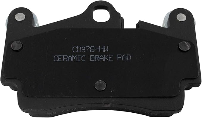 TRQ Rear Brake Pads Ceramic Compatible with 2007-2015 Audi Q7 2003-2010 Porsche Cayenne 2004-2010 Volkswagen Touareg