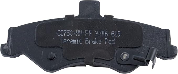 TRQ Rear Brake Pads Ceramic Hardware Wear Sensor Compatible with 1998-2002 Chevrolet Camaro 1998-2002 Pontiac Firebird