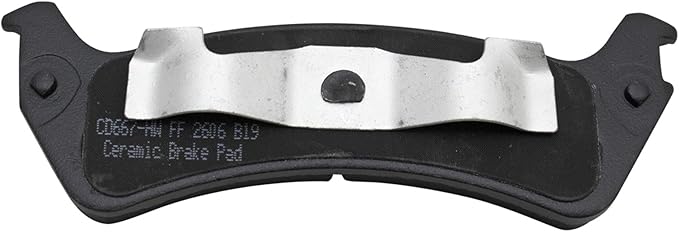 TRQ Rear Brake Pads Ceramic Hardware Wear Sensor Compatible with 1995-2001 Ford Explorer 2001-2003 Explorer Sport 2003-2005 Explorer Sport Trac 1998-2002 Ranger 1997-2001 Mercury Mountaineer