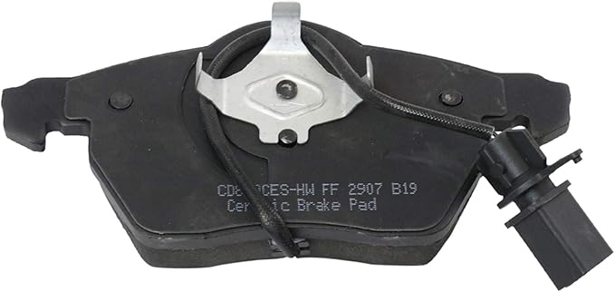 TRQ Front Brake Pads Ceramic Compatible with 1999-2006 Audi A4 1999-2006 A4 Quattro 2000-2004 A6 2000-2004 A6 Quattro 2003 RS6 2002 S4 2002-2003 S6 2000-2005 Volkswagen Passat