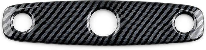 Car Reading Light Cover Decal Carbon Color ABS Trim Sticker for Tesla Model 3 Highland 2024 2025 2026 Model Y Juniper 2025 2026 Accessories