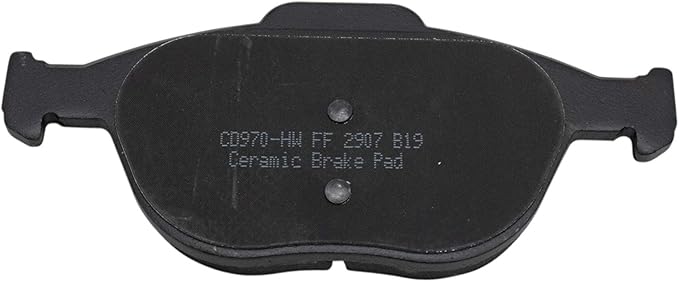 TRQ Front Brake Pads Ceramic Compatible with 2002-2004 Ford Focus 2010-2013 Transit Connect