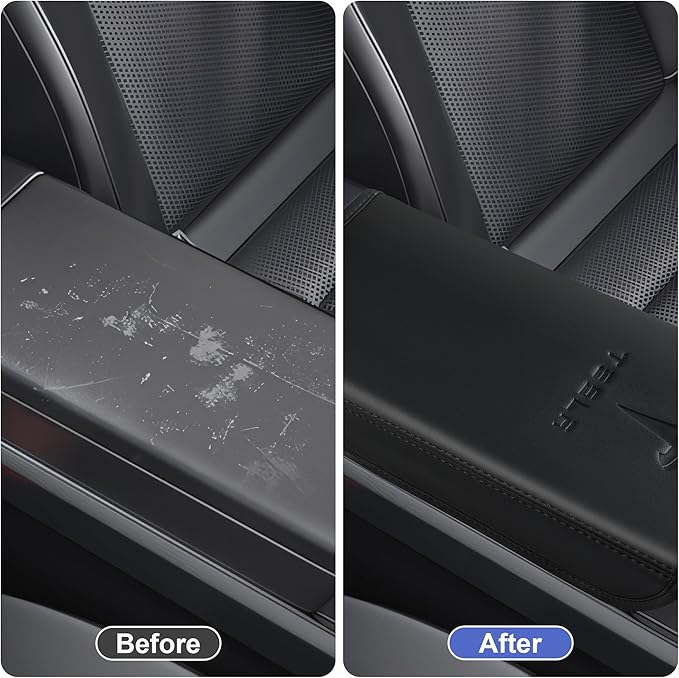 Center Console Cover 3Pcs Designed for Refresh Model 3 2024-2027/Model Y Juniper 2026,Center Console Accessories for Model 3/Y Refresh 2026 Interior Black