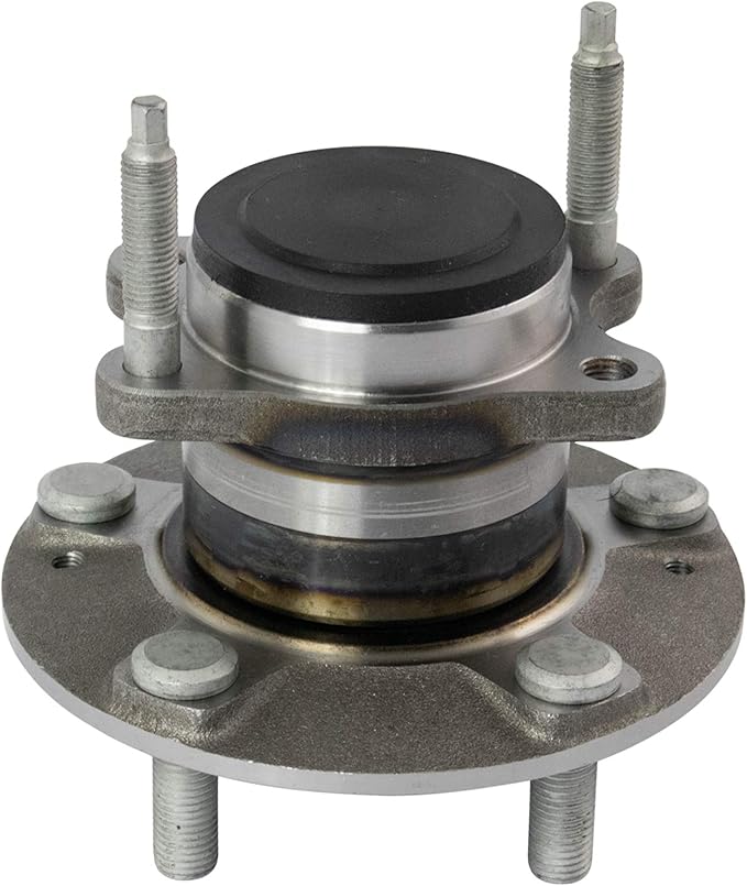 TRQ Rear Driver and Passenger Side Wheel Bearing and Hub Assembly Set 2 Piece Compatible with 2010-2013 Kia Forte 2010-2013 Forte Koup