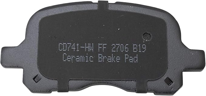 TRQ Front Brake Pads Ceramic Hardware Compatible with 1998-2002 Chevrolet Prizm 1998-2002 Toyota Corolla