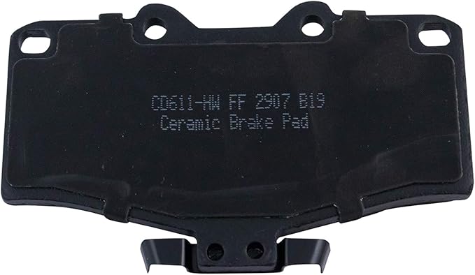 TRQ Front Brake Pads Ceramic Compatible with 1992-2000 Toyota 4Runner 1993-1998 T100