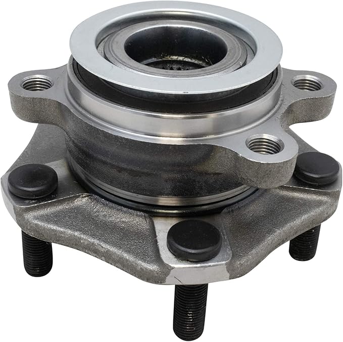 TRQ Front Driver and Passenger Side Wheel Bearing and Hub Assembly Set 2 Piece Compatible with 2015-2018 Chevrolet City Express 2013-2019 Nissan NV200 2013-2019 Sentra 2013-2017 Leaf